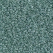 Miyuki delica Perlen 15/0 - Matted sea glass green DBS-385